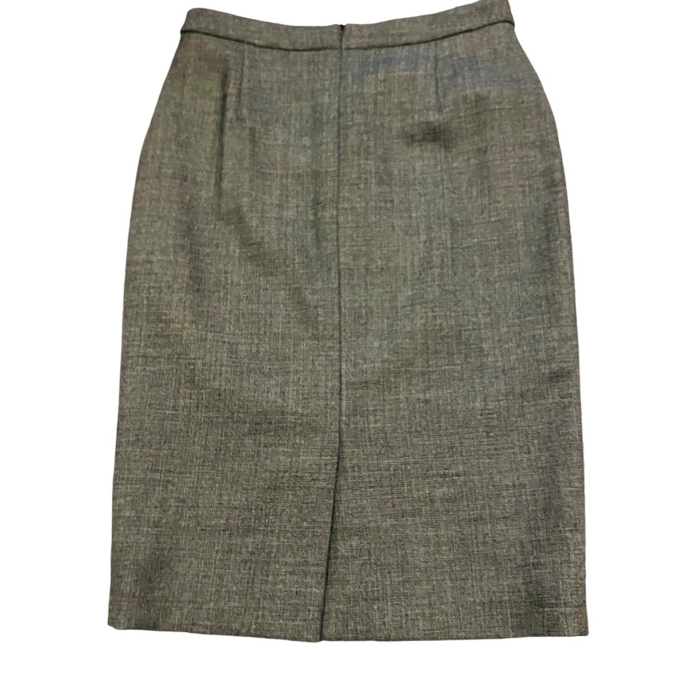 ESCADA Gray Wool Blend Pencil Skirt - Picture 2 of 5